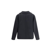 Lemaire Black Wool Coat