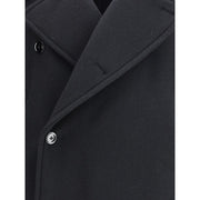 Lemaire Black Wool Coat