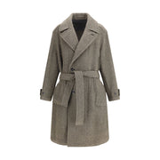 Lemaire Bicolor Wool Coat