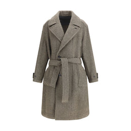 Lemaire Bicolor Wool Coat