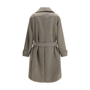 Lemaire Bicolor Wool Coat