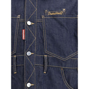 Dsquared² Blue Cotton Denim Jacket