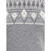 Ermanno Scervino Gray Cashmere Sweatshirt