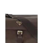 Prada Brown Recycled Polyamide Shoulder Bag