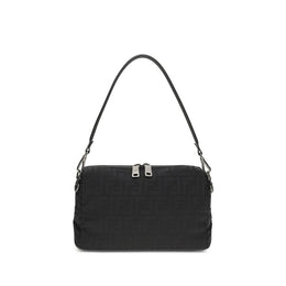 Fendi Black Nylon Shoulder Bag