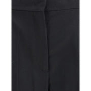 Max Mara Black Fleece Wool Casual Pants