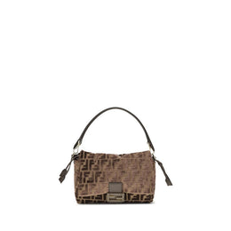 Fendi Brown Viscose Shoulder Bag