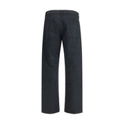 Fear Of God Black Cotton Straight-Leg Jeans