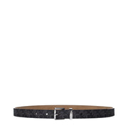 Michael Kors Gray Fabric Regular Belt