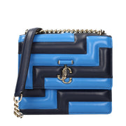 Jimmy Choo Blue Leather Shoulder Bag