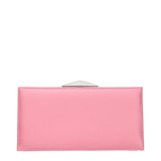 Jimmy Choo Pink Satin Clutch Bag