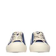 Jimmy Choo Blue Fabric Low Top Sneakers