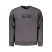 Rifle Gray Cotton Men Sweatshirt