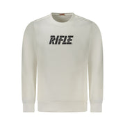 Rifle White Cotton Sweatshirt