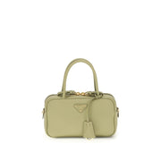Prada Green Calf Leather Bos Taurus Handbag