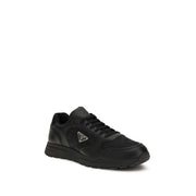 Prada Black Recycled Polyamide Athletic Sneakers