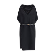 Ferragamo Black Viscose Casual Dress