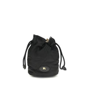 Burberry Black Nylon Backet Bag