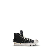 Margiela Black Rubber High Top Sneakers