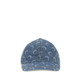 Marine Serre Light Blue Cotton Cap (Baseball Hat)
