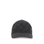 Marine Serre Gray Cotton Cap (Baseball Hat)