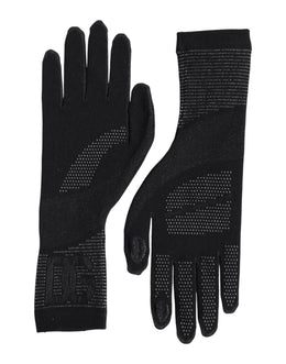 Dolce & Gabbana Black DG Logo Cotton Hands Mitten Men Gloves