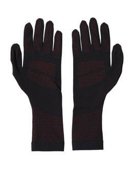Dolce & Gabbana Black DG Logo Cotton Hands Mitten Men Gloves