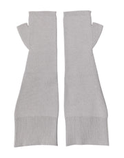Dolce & Gabbana Gray Virgin Wool Knitted Fingerless Men Gloves
