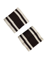 Dolce & Gabbana Black White DG Logo Cotton 1 Pair  Wristband