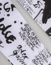 Dolce & Gabbana Black White DG Logo Elbow Length Mitten Gloves