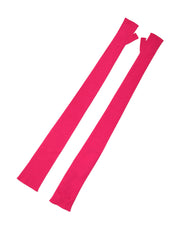 Dolce & Gabbana Pink Wool Fingerless Elbow Length Mitten Gloves