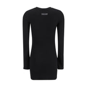 Marine Serre Black Cotton Casual Dress