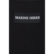Marine Serre Black Cotton Casual Dress