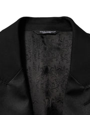 Dolce & Gabbana Black 2 Buttons Jacket Formal 2 Piece Suit