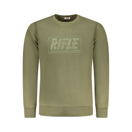 Rifle Green Cotton Men Sweater