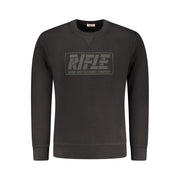 Rifle Black Cotton Sweatshirt