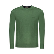 Rifle Green Wool Men Sweater