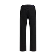 Stone Island Black Cotton Jeans Denim