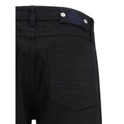 Stone Island Black Cotton Jeans Denim