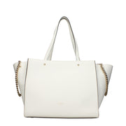 Jimmy Choo White Leather Shoulder Bag