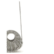 HIBOURAMA Silver Resin Handbag