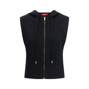 Max Mara Black Wool Sleveless Jacket