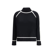 Max Mara Black Wool Turtleneck
