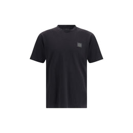 Stone Island Black Cotton T-Shirt