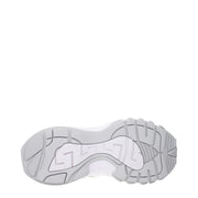 Versace White Fabric Chunky Sneakers