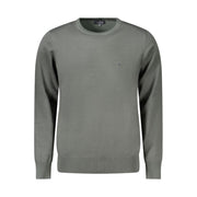 Coveri Moving Green Nylon Men Sweater