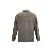 Fendi Gray Denim Shirt