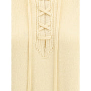 Ermanno Scervino Cream Cashmere Cashmere Sweater