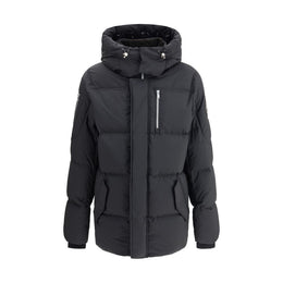 Moose Knuckles Black Nylon Coat