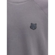 Maison Kitsuné Gray Cotton Sweatshirt